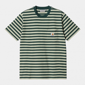 S/S Scotty Pocket T-Shirt Stripe Botanic