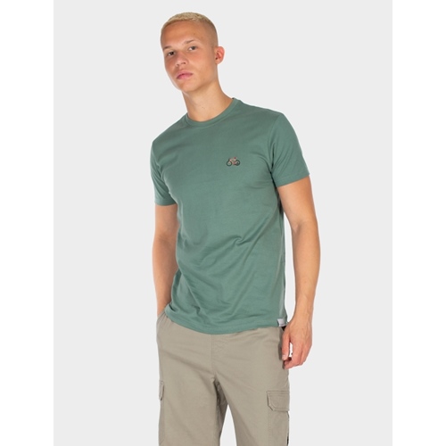 Peaceride Emb Tee Jungle Green
