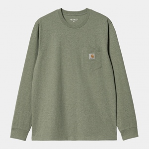 L/S Pocket T-Shirt Yucca Heather