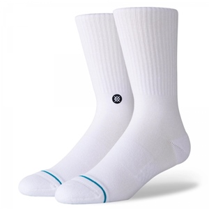 Icon Socken White Black