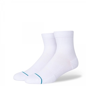 Icon Quarter Socken White