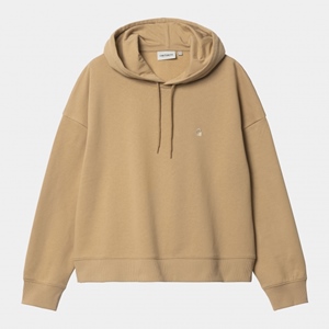 W Hooded Chester Sweatshirt DustyHBrown