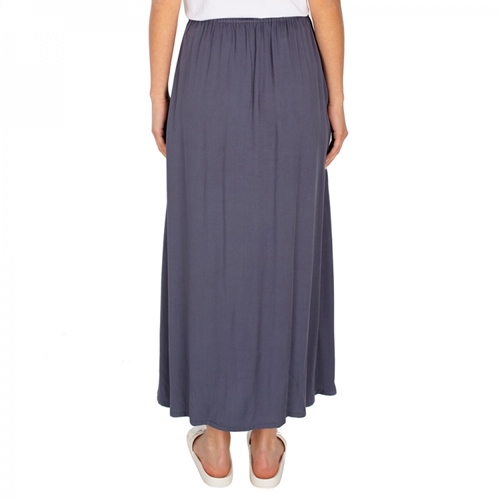 Civic Long Skirt Steelblue