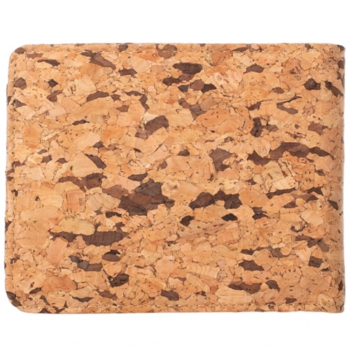Cork Flag Wallet Brown