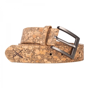 Cork Flag Belt Brown