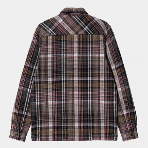 L/S Valmon Shirt Check Hamilton Brown