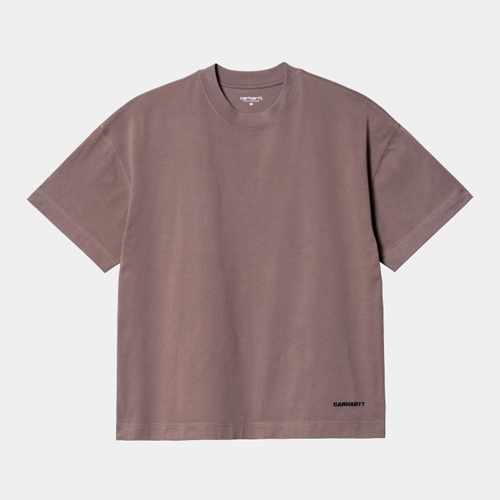S/S Link Script T-Shirt Lupinus Black