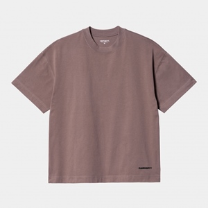 S/S Link Script T-Shirt Lupinus Black