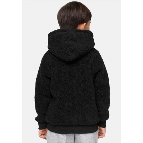 Boys Sherpa Hoody Black