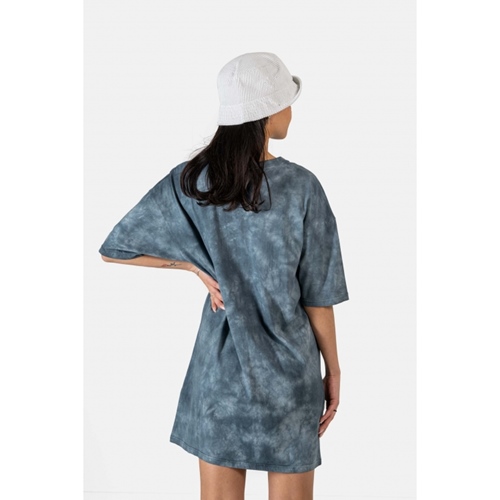 Women Yumi Dress Oil Dye Blk Light Grey