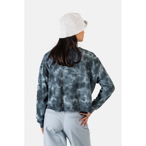 Women Akina Longsleeve Oil Dye Black