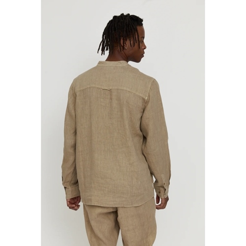 Luray Linen Shirt Sandy Olive