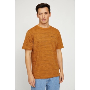Keith Striped T Brown Sugar Black
