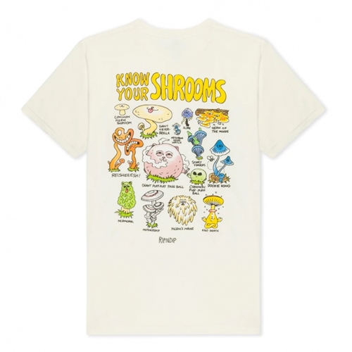 Know Ur Shrooms Tee Natural
