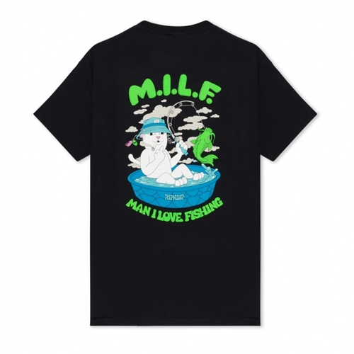 MILF Tee Black
