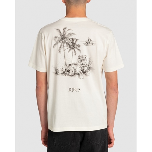 Tiger Beach T-Shirt Antique White