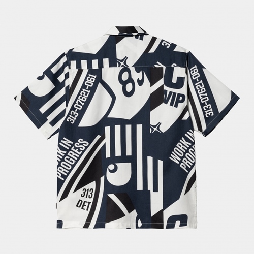 S/S Marina Shirt Atom Blue