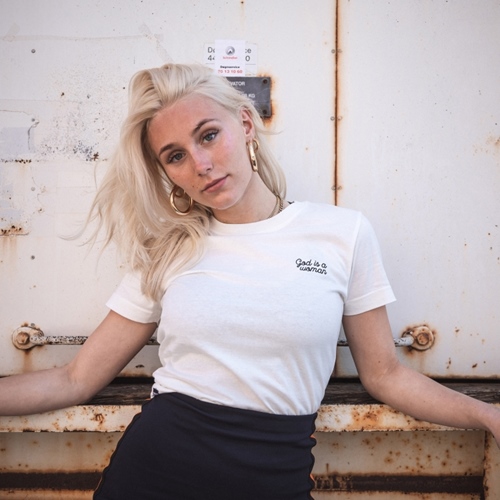 Mysen God Is A Woman T-Shirt Off-White