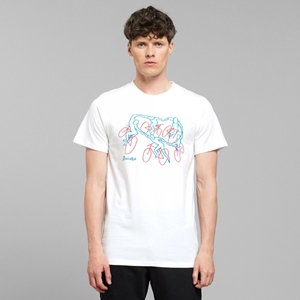 Stockholm Henri Bikes T-Shirt White