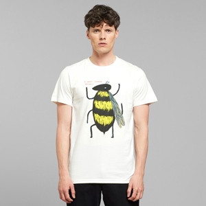 Stockholm Shrigley Bee T-Shirt Off-White