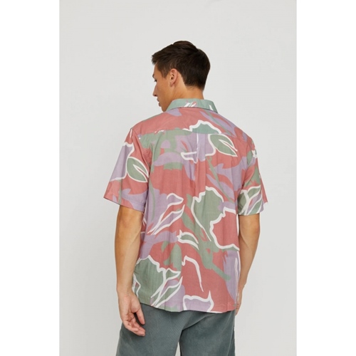 Honolulu Shirt Rose Clay Printed