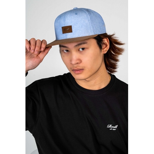 Suede Cap Wrinkle Blue