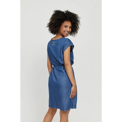 Irby Dress Dark Blue Wash