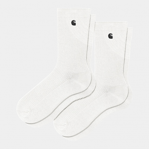 Madison Pack Socks White Black