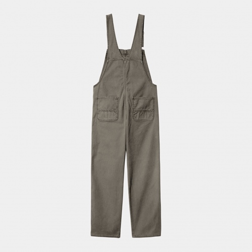 W Bib Overall Black Faded