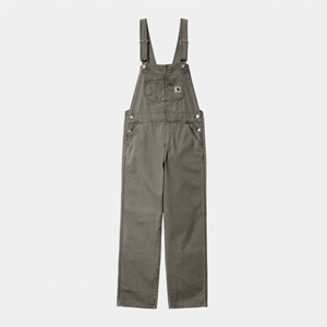 W Bib Overall Black Faded